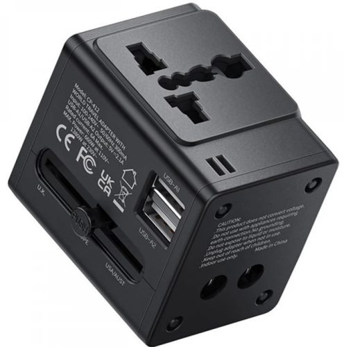 MCDODO CP-4120 Univerzális utazó adapter 2x USB fekete