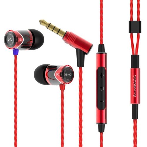 SoundMAGIC SM-E10C-01 In-Ear fekete-piros fülhallgató