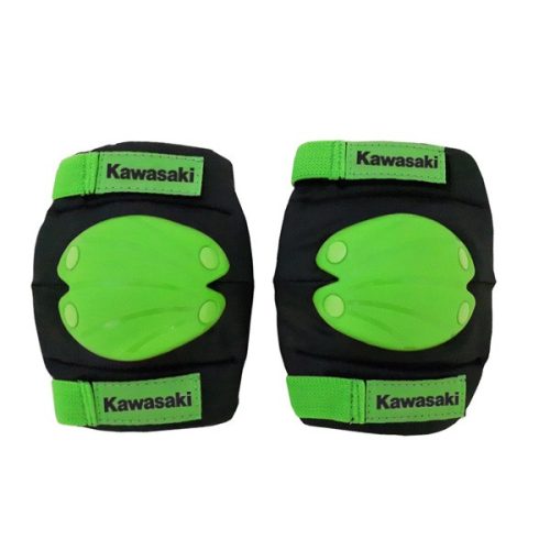 Kawasaki zöld térdvédő és könyökvédő L méret