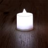Iris Gyertya alakú fix fényű LED-es fehér fénydekoráció 4db/csomag