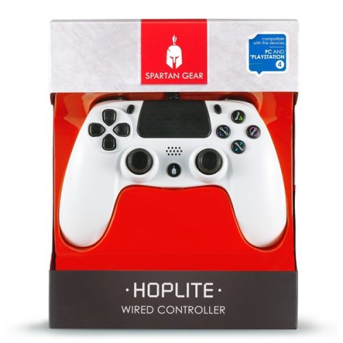 Spartan Gear - Hoplite PS4 vezetékes fehér kontroller