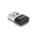 Delock 60002 USB-A 2.0 apa - USB-C anya fekete adapter