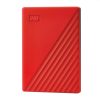 Western Digital My Passport WDBPKJ0040BRD 2,5" 4TB USB3.0 piros külső winchester