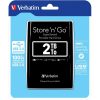Verbatim 53177 Store'n'Go 2,5" 2TB USB 3.0 fekete külső winchester