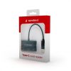 Gembird UHB-CR3-02 Compact USB Type-C SDXC combo Card Reader Black