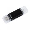 Hama Basic USB2.0 SD/microSD OTG Card Reader Black