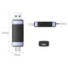 Orico TF+SD Dual Port USB2.0 Dual Head Card Reader Black/Silver