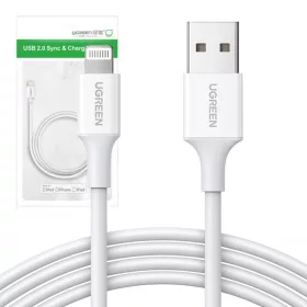 UGREEN US155 USB-Lightning kábel, MFi, 1 m (fehér)