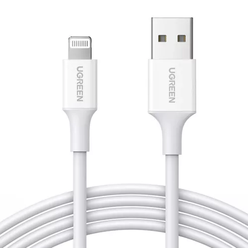 UGREEN US155 USB-Lightning kábel, MFi, 1 m (fehér)