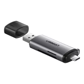   UGREEN USB + USB-C adapter SD + microSD kártyaolvasó (szürke)