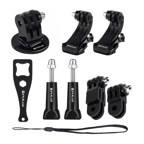 Puluz 20 darabos tartozékkészlet sportkamerákhoz (beleértve az Osmo Action 5 Pro-t, Insta360 Ace Pro 2-t) PKT18