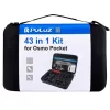 Tartozékok Puluz Ultimate Combo Kits sportkamerákhoz (beleértve az Osmo Action 5 Pro, Ace Pro 2) 43 az 1-ben