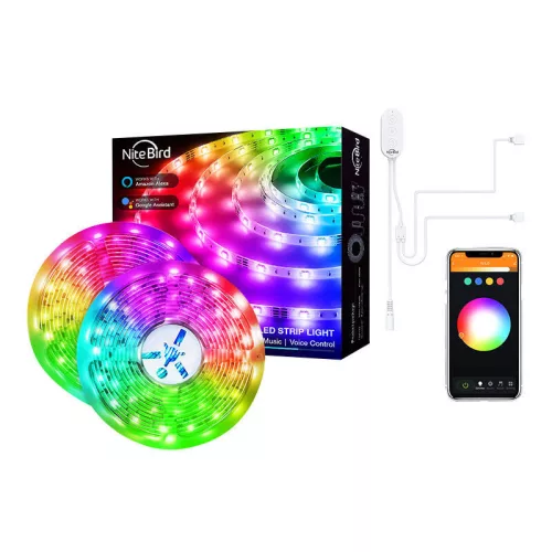 NiteBird SL3 intelligens LED szalag (2x5m), Tuya