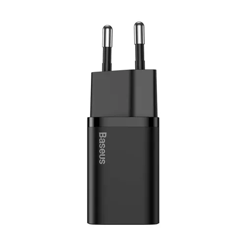 Baseus Super Si USB-C gyorstöltő, 20W, 1 m-es USB-C-Lightning kábellel (fekete)