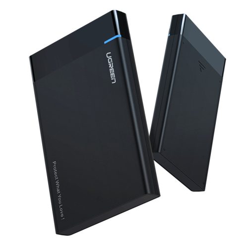UGREEN US221 Külső HDD/SSD tok 2,5", SATA, USB 3.0 (fekete)