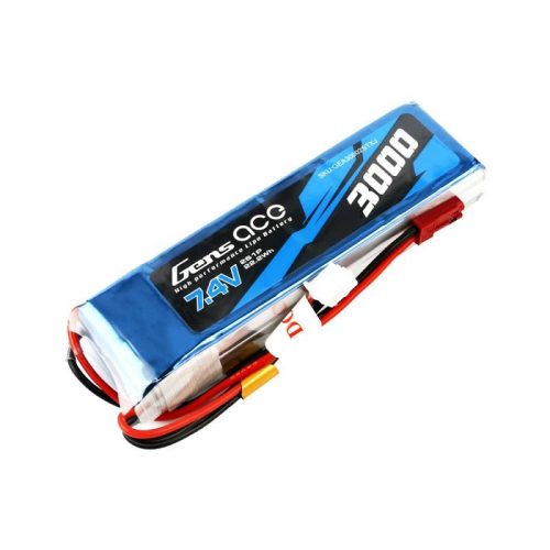 Gens ace 3000mAh 7.4V 1C 2S1P LiPo akkumulátor