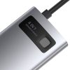 Baseus Metal Gleam Series 4 az 1-ben hub, USB-C - USB 3.0 + USB 2.0 + HDMI + USB-C PD