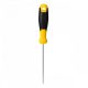 Deli Tools EDL6331001 hornyos csavarhúzó, 3x100mm (sárga)