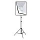 Stúdió szett Puluz LED softbox 50x70cm, állvány, LED izzók 4 db PU5071EU