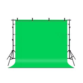   Puluz 2x3 m-es fotóháttér-rögzítő készlet/állvány + 3 db fotóháttér PKT5205