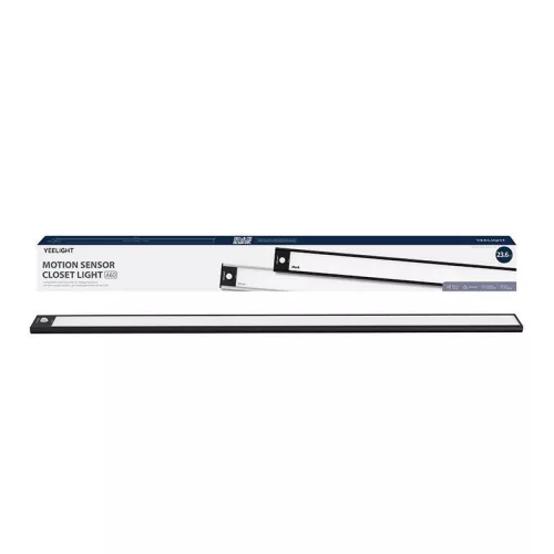 Yeelight bútorvilágítás mozgásérzékelővel, 60 cm (fekete)