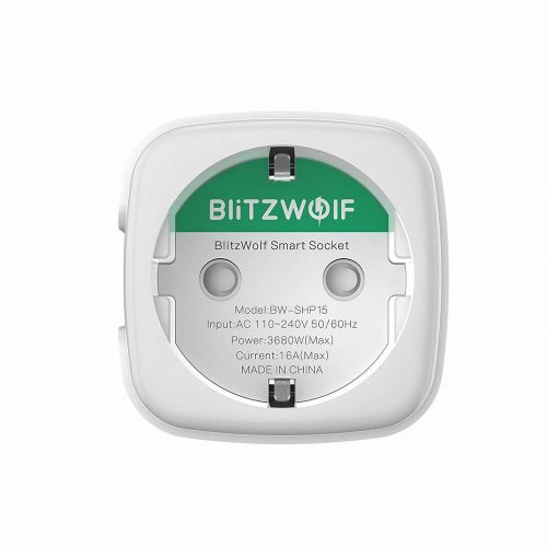 BlitzWolf BW-SHP15 ZigBee 3.0 okos aljzat, 3680W