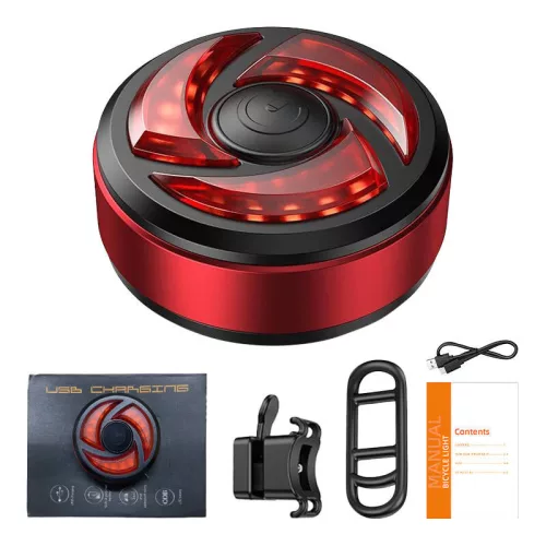 Hátsó kerékpárlámpa Superfire BTL02 – USB, 330 mAh, 3 mód