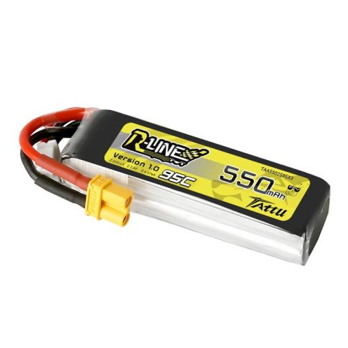 Akkumulátor Tattu R-Line 550mAh 7.4V 95C 2S1P XT30
