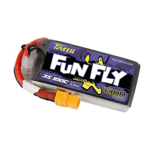 Akumulátor Tattu Funfly 1300mAh 11,1V 100C 3S1P