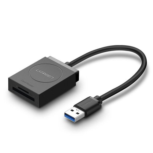 UGREEN USB adapter kártyaolvasó SD, microSD (fekete)