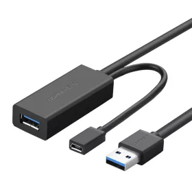   UGREEN US175, USB 3.0, micro USB, hosszabbító kábel, 5m (fekete)
