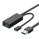 UGREEN US175, USB 3.0, micro USB, hosszabbító kábel, 5m (fekete)