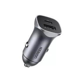   UGREEN CD130 autós töltő, USB-A+PD 3.0, USB-C, QC3.0 30W (szürke)