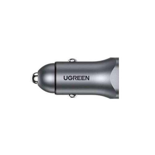 UGREEN CD130 autós töltő, USB-A+PD 3.0, USB-C, QC3.0 30W (szürke)
