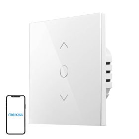   Érintéses intelligens redőny időzítő Wi-Fi Meross MRS100HK(EU) (HomeKit)