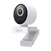 Intelligens webkamera mozgáskövető funkcióval és beépített mikrofonnal Delux DC07 (fehér) 2MP 1920x1080p