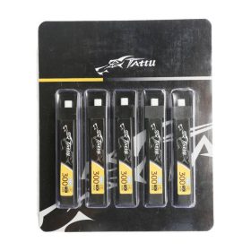  Tattu LiPo 300mAh 3.8V 75C 1S1P HV BT2.0.5 akkumulátor (5db)