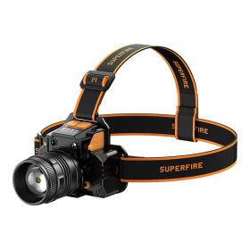 Fejlámpa Superfire HL58 – 350 lm, USB, 3 mód, 200 m