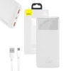 Baseus Bipow Powerbank, 10000mAh, 20W (fehér)