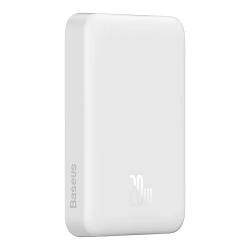 Baseus Magnetic Mini Powerbank, USB-C, 10000mAh, 20W, MagSafe (fehér)
