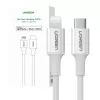 UGREEN US171 Lightning-USB-C kábel, 3A, 1,5 m (fehér)