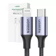 UGREEN US304 Lightning–USB-C kábel, PD 3A, 1,5 m (fekete)