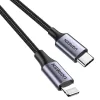 UGREEN US304 Lightning–USB-C kábel, PD 3A, 1,5 m (fekete)