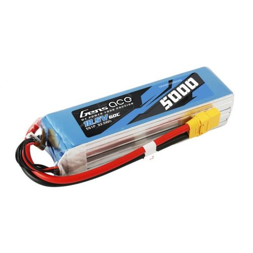 Gens ace Bashing 5000mAh 18.5V 60C 5S1P LiPo akkumulátor XT90 csatlakozóval