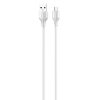 USB to Micro USB cable LDNIO LS540, 2.4A, 0.2m (white)
