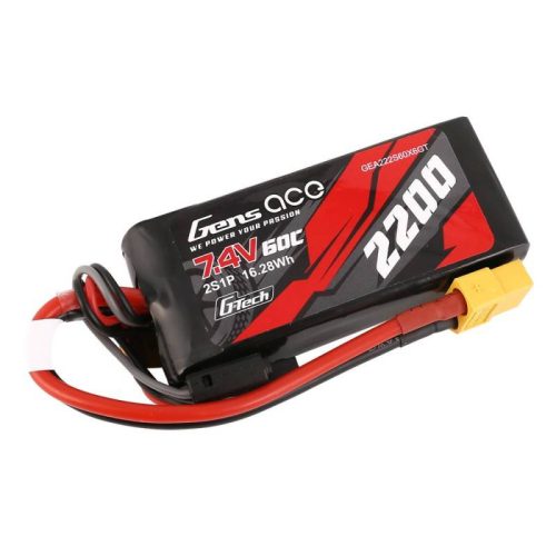 Gens ace G-Tech LiPo 2200mAh 7.4V 60C 2S1P XT60 akkumulátor