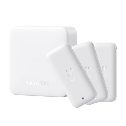 Intelligens vezérlőpanel + 3x SwitchBot Hub Mini hőmérséklet- és páratartalom érzékelő
