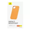Baseus Fauxther Series telefontok iPhone 15 Plus (narancssárga)