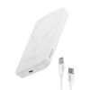 Baseus Mágneses Mini Powerbank, 5000mAh, USB-C, 20W (fehér)