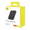 Baseus Mágneses Mini Powerbank, 5000mAh, USB-C 20W (fekete)
